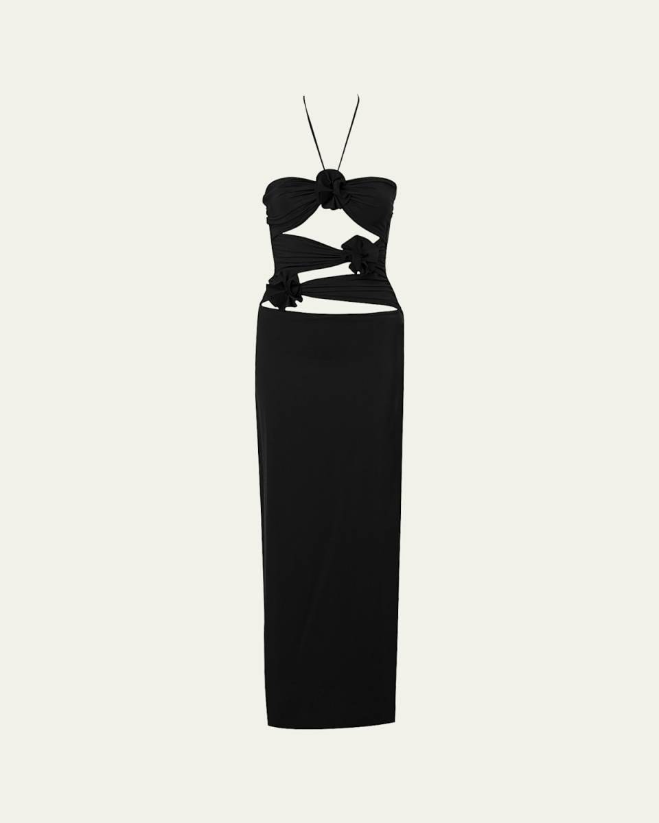 Veranera Cutout Halter Maxi Dress